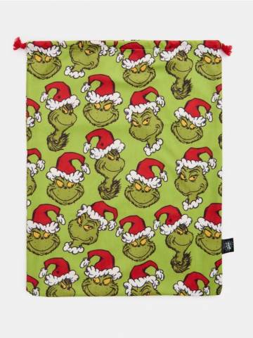 Сумка-мішок зі шнурком Grinch - жовто-зелений Сумка-мішок зі шнурком Grinch - жовто-зелений