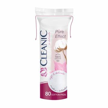 Ватные диски Cleanic Pure Effect, 80 шт Ватные диски Cleanic Pure Effect, 80 шт