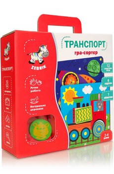 Гра-сортер Vladi Toys Транспорт, на украинском языке, от 2 лет (ZB2002-06)