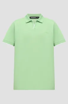 Мужское салатовое поло Салатовый S Karl Lagerfeld 552205.745006;500