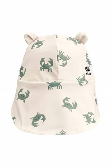 Детская шапка Liewood цвет бирюзовый узор