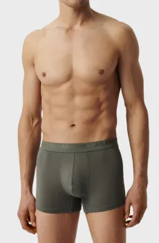 Мужские  оливковые боксеры Оливковый L Atlantic MH-1199