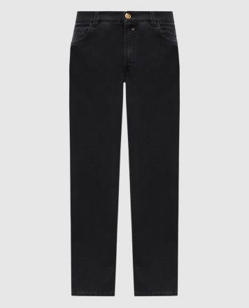 Черные джинсы с логотип патч