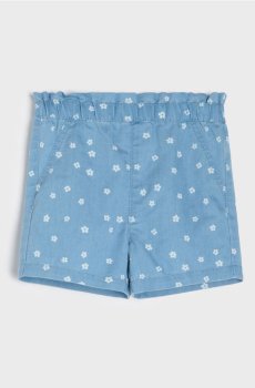 Джинсові paperbag шорти - синій