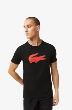 Мужская черная футболка Черный XS Lacoste TH2042BZJ