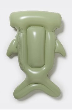 Детский надувной матрас для плавания SunnyLife Salty the Shark Khaki