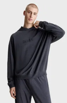 Мужское темно-серое худи Серый XL Calvin Klein 000NM2569E
