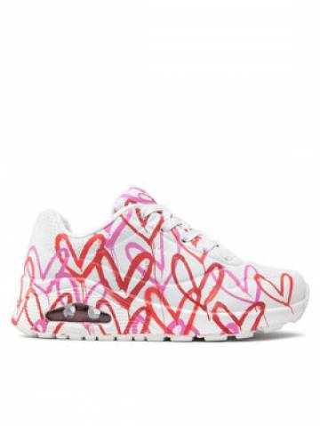 Skechers Снікерcи Uno Spread The Love 155507/WRPK Білий Skechers Снікерcи Uno Spread The Love 155507/WRPK Білий