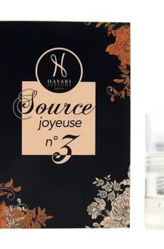 Hayari Parfums Source Joyeuse No3 Туалетная вода унисекс, 2 мл (пробник)