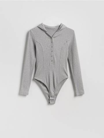 Reserved - LADIES` BLOUSE BODY - світло-сірий - 571GC-09M Reserved - LADIES` BLOUSE BODY - світло-сірий - 571GC-09M