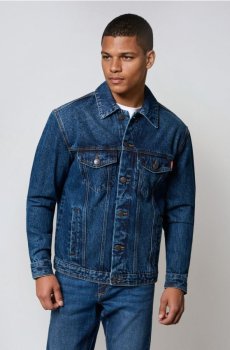 Джинсова куртка trucker - синій