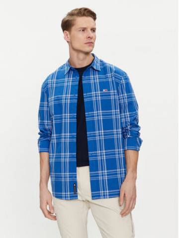 Tommy Jeans Сорочка Poplin DM0DM18968 Голубий Regular Fit Tommy Jeans Сорочка Poplin DM0DM18968 Голубий Regular Fit