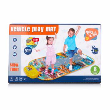 Детский музыкальный коврик NingToys Автотрек с машинками (DW802-4) Детский музыкальный коврик NingToys Автотрек с машинками (DW802-4)