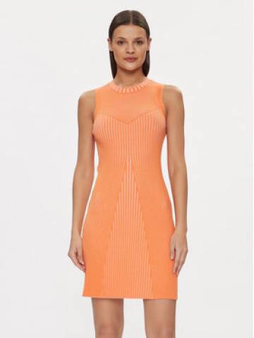 Guess Трикотажна сукня Allie W4RK20 Z2YN2 Оранжевий Slim Fit Guess Трикотажна сукня Allie W4RK20 Z2YN2 Оранжевий Slim Fit