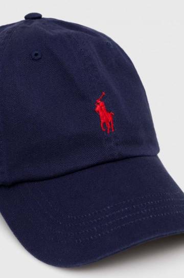Хлопковая кепка Polo Ralph Lauren с аппликацией Хлопковая кепка Polo Ralph Lauren с аппликацией