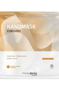 Очищающая тканевая маска для лица Mediderma Nanomask Curcuser с куркумой, 1 шт