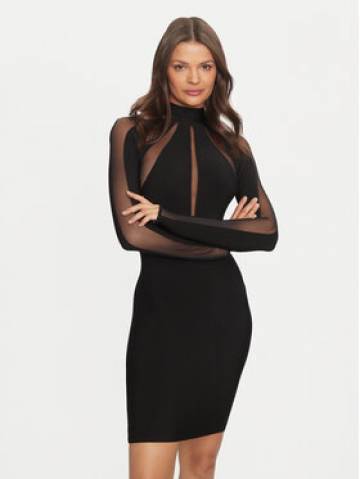 Marciano Guess Коктейльна сукня 4BGK44 5036Z Чорний Slim Fit Marciano Guess Коктейльна сукня 4BGK44 5036Z Чорний Slim Fit
