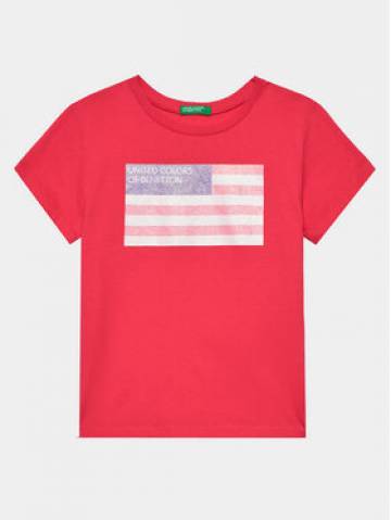 United Colors Of Benetton Футболка 3I1XC10H8 Рожевий Regular Fit United Colors Of Benetton Футболка 3I1XC10H8 Рожевий Regular Fit