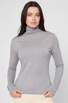 Женский серый гольф Серый S BOSS 50550639;058