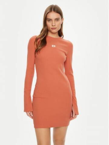 Calvin Klein Jeans Повсякденна сукня J20J225112 Оранжевий Slim Fit Calvin Klein Jeans Повсякденна сукня J20J225112 Оранжевий Slim Fit