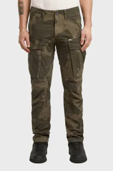 Мужские темно-зеленые камуфляжные карго Regular Зеленый 36-34 G-Star RAW D02190,E277