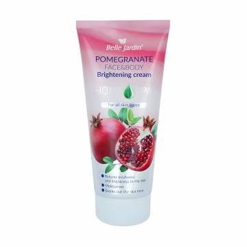 Осветляющий крем для лица и тела Belle Jardin Home Spa Pomegranate, 200 мл