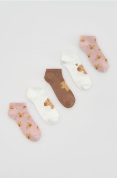 Reserved - Бавовняні шкарпетки 5 шт. - різнобарвний - 653IN-MLC