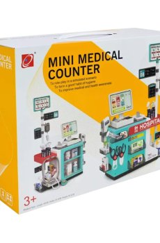 Игровой набор Shantou Jinxing Mini Medical Counter Врач, от 3 лет, 49 предметов (660-95)