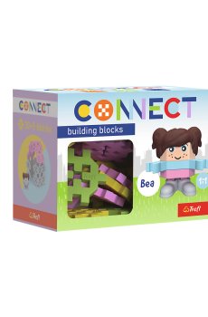 Детский конструктор Trefl Connect с игровой фигуркой Bea, от 4 лет, 35 деталей (62004)