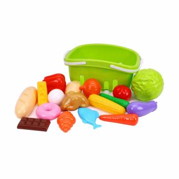 Детский игровой набор TechnoK Продукты в корзине, 18 деталей, от 3 лет (8720)