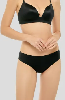 Женские черные трусики Черный 44 MARC&ANDRE S9-1793