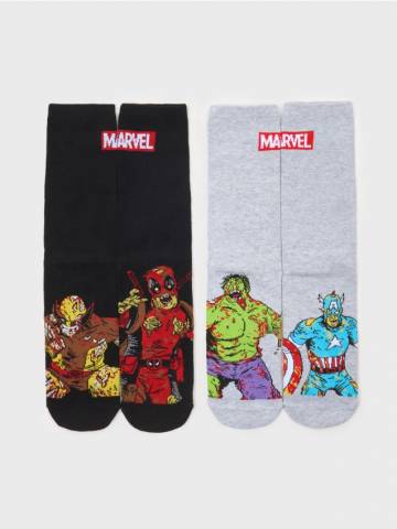Шкарпетки з принтом Marvel 2 pack - різнобарвний Шкарпетки з принтом Marvel 2 pack - різнобарвний
