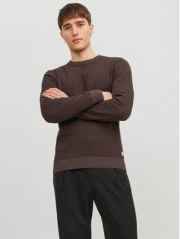 Jack&Jones Светр 12212816 Коричневий Regular Fit Jack&Jones Светр 12212816 Коричневий Regular Fit
