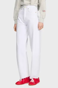 Женские белые джинсы Белый 40 Sandro SFPJE00865_whiteFW26
