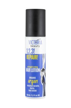 Лосьон Victoria Beauty 1, 2, 3! Repair! Hair Lotion для выпрямления поврежденных волос, 150 мл