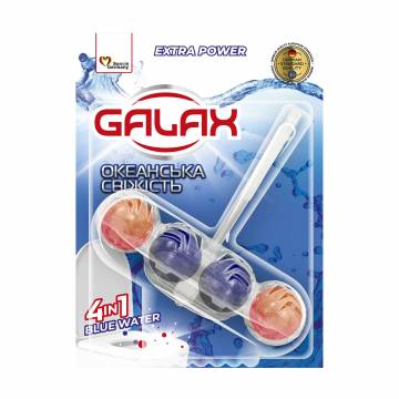 Туалетный блок для унитаза Galax Extra Power Океанская свежесть, 55 г