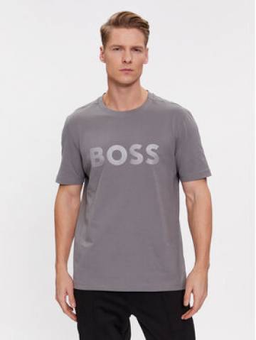Boss Футболка Mirror 1 50506363 Сірий Regular Fit Boss Футболка Mirror 1 50506363 Сірий Regular Fit