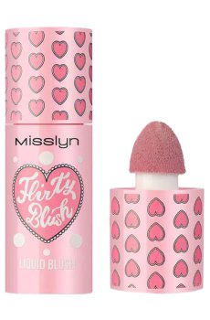 Жидкие румяна для лица Misslyn Flirty Blush Liquid Blush 12 Rosewood Pink, 7.3 мл