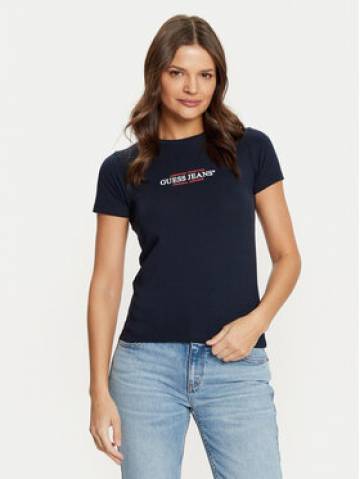 Guess Jeans Футболка W4YI03 J1314 Cиній Regular Fit Guess Jeans Футболка W4YI03 J1314 Cиній Regular Fit