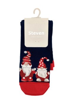 Носки женские Steven 136, 052 темно-синие, размер 38-40
