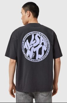 Хлопковая футболка AllSaints DISTORTION