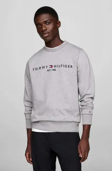 Мужской серый свитшот TOMMY LOGO Серый M Tommy Hilfiger MW0MW11596