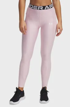 Женские розовые тайтсы HeatGear Rib Legging Розовый L Under Armour 1388693-647