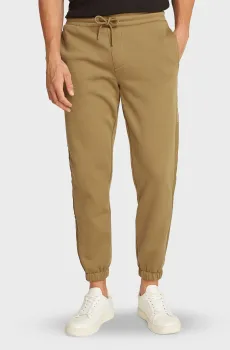 Мужские оливковые спортивные брюки LOGO TAPE HWK Желтый S Calvin Klein Jeans J30J326175