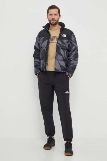 Хлопковая футболка The North Face мужская цвет бежевый с принтом NF0A87E7LK51 Хлопковая футболка The North Face мужская цвет бежевый с принтом NF0A87E7LK51