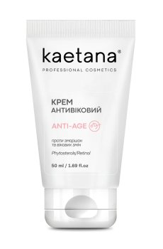 Антивозрастной крем для лица Kaetana Anti-Age против морщин и возрастных изменений, 50 мл