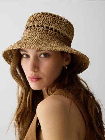 Reserved - LADIES` HAT - пшеничний - 759CO-12X Reserved - LADIES` HAT - пшеничний - 759CO-12X