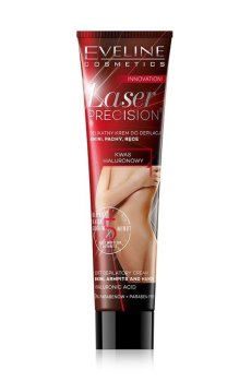 Деликатный крем для депиляции бикини, подмышек и рук Eveline Cosmetics Laser Precision Soft Depilatory Cream, 125 мл