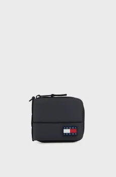 Мужской черный кошелек OUTDOORS ZA Черный ONESIZE Tommy Jeans AM0AM14819