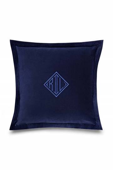 Декоративная наволочка для подушки Ralph Lauren RL Velvet Navy 50 x 50 cm Декоративная наволочка для подушки Ralph Lauren RL Velvet Navy 50 x 50 cm